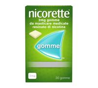 Nicorette 2mg Gomme Masticabili Smettere di Fumare, 30 Gomme