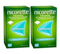 NICORETTE 4 mg gomme da masticare medicate gusto menta forte 2x105 pz