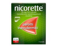 Nicorette 7 Cerotti Transdermici 10 mg Smettere di Fumare
