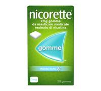 Nicorette Gomme 2 mg Nicotina Menta 30 Gomme Masticabili per smettere di fumare