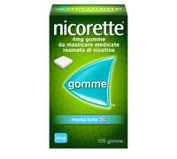 Nicorette Gomme Da Masticare Medicate 4mg confezione da 105 Pezzi Gusto Menta Forte