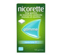Nicorette Gomme Da Masticare Medicate 4mg confezione da 105 Pezzi Gusto Menta Forte