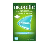 Nicorette 4 Mg Gusto Menta Forte 105 Gomme Masticabili