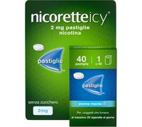 nicorette Icy 2mg Menta 40 Pastiglie