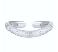 NicoWerk Anello da donna in argento 925 - Anello regolabile in argento 925 con stella SRI1120