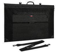 Nicpro Light Weight Art Portfolio Bag, 36 x 48 cm Extra Large Art Portfolio Case with Detachable Shoulder Strap, Leather Corners, Carrying Storage Case for Artwork, Canvas, Poster, Sketching and