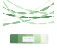 NicroHome Eur Wedding Party Decorations 5 Rolls Gradient Green Crepe Paper, Streamers for St Patriks Day Decoration, Matrimonio, Doccia Babybraut, Primavera, Compleanno, 82 piedi