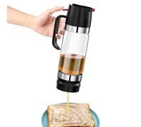 Nicrulp Dosatore Miele, Dispenser con Premere Sul, Vasetto Miele, Distributore Antigoccia, Contenitore Porta Vetro con Manico, per Sciroppo Caffè, Salsa di Soia, Altri Liquidi (Nero)
