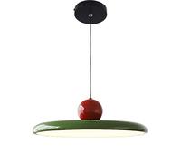 NICRX Lampadario Moderno UFO - Lampada a Sospensione LED 36W Dimmerabile,Altezza Regolabile con 3 Temperature di Colore,Plafoniera in Acrilico e Metallo per Sala da Pranzo,Soggiorno,Caffè (Verde)