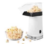 Nictemaw Macinatore popcorn elettrico senza olio, 1200 W, bianco