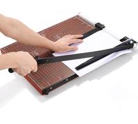 Nictemaw Taglierina a Leva Ghigliottina professionale A3, telaio robusto in legno, manico ergonomico, 55 cm, per officine creative e uffici professionali