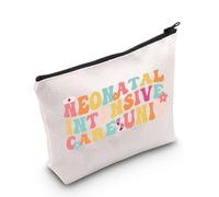 NICU Borsa per il trucco per infermiera NICU regalo squadra neonatale unità di terapia intensiva regali neonatale ICU infermiera borsa con cerniera, Unità di cura Regno Unito