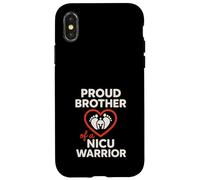 NICU Fratello Preemie Grande Fratello Grande Sorella Miracolo Famiglia Custodia per iPhone X/XS