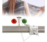 Nicvrea Accessori in Plastica per Macchine da Maglieria, Calibro Medio da 6,5 mm, 150 Punti, Set di Strumenti per Tessitura Domestica di Maglioni con Accessori per Cucito Domestico