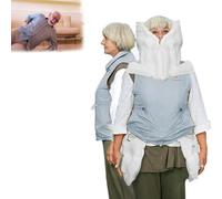 Nicvrea Gilet Airbag Anticaduta App,giletprotettivo per Anziani con Allarme/Posizionamento per Monitoraggio Remoto/chiediaiuto/Funzione Registrazione Sportiva,Bluefemale-XXL