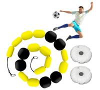 Nicvrea Set di Attrezzatura per La Deviazione del Portiere - Strumento di Allenamento per Portieri - Deflettore di Palla a Linea Singola per Migliorare i Tempi di Reazione,4m