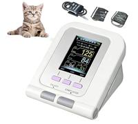 Nicvrea Sfigmomanometro Elettronico Veterinario Digitale, Apparecchio Pressione A 3 modalità Bracciale Pressione Sanguigna per Cani/Gatti/Animali Domestici Cura degli