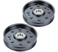 NIDAIFEI Confezione da 2 pulegge folle piatte AM37249 da 4-5/8" compatibile con tosaerba JohnD-eere Zero Turn, sostituisce: AM35862, AM107468, M81677, AM37442, 12427