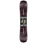 Nidecker - Snowboard all-mountain freestyle da donna - Sensor Women 2026 per Donne in Legno - Taglia 153 cm - rosso