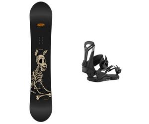 Nidecker - Snowboard freestyle all-mountain Uomo - Pack Sensor Mons 2026 per Uomo in Legno - Nero