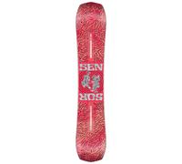 Nidecker - Snowboard freestyle all-mountain Uomo - Sensor 2026 per Uomo in Legno - Taglia 156 cm - rosso