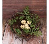 Nido Di Finto Per La Decorazione Della Casa Le Uova Nidi Uccelli