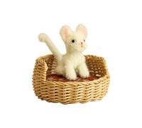 Nido educativo Playset Adolescente 1: 12 Decorazioni giocattolo realistiche Case delle bambole Accessori per animali domestici Case delle bambole Decorazione del giardino Accessori da collezione