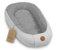 Nido per Lettino e Culla Neonato 50x90cm - Riduttore avvolgente in Cotone Nido d'Ape - Baby Nest morbido traspirante accogliente per Carrozzina Cameretta Viaggio Galaxy