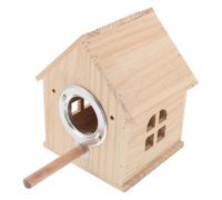 Nido per parrocchetti: nido per uccelli in legno, gabbia per uccelli con