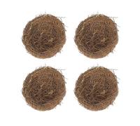 Nido per uccelli in rattan, decorazione pasquale, 15 cm, in rattan, per la primavera, decorazione pasquale, fatto a mano, per uccelli, in rattan, piccioni, nido, uova di Pasqua, decorazione per foto