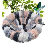 Nido per Uccelli | Nido per Calopsitte | Nido per Canarini, Fringuelli, Pappagalli, Comodo Rifugio per Piccoli Uccelli, Parrocchetti E Pappagallini, Small Black And White Gray, C