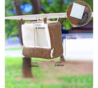 Nido per uccelli riscaldato in inverno, rifugio per pappagalli, criceti,