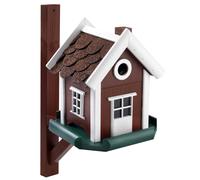 Nido per Uccellini 25x25xh28 cm Party in Legno FSC Rosso