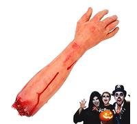 NIDONE Accessorio per Braccio mozzato di Halloween, Decorazione realistica della Parte del Corpo mozzata in Vinile per Lo Scherzo della Festa di Halloween casa stregata, Lato Casuale, 45x13 cm