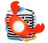 NIDONE Busy Cube Giocattoli sensoriali educativi 5.5x5.5 Animali di Peluche Cubo Giocattolo Sviluppa abilità di Vita di Base Giocattoli di attività per Bambini