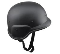 NIDONE Casco Militare Protettivo in plastica Airsoft Casco balistico Costume Cosplay Accessori per Attrezzatura da Caccia, Nero