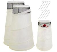 NIDONE Coperture per cespugli di Rose per l'inverno 2 Pezzi Coni di Rose Pop-up con Rete Superiore Traspirante Coperture per Piante Invernali per la Protezione dal Gelo, Gelo e Animali Che mangiano 1