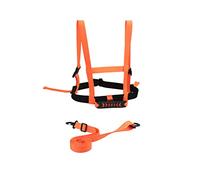 NIDONE Imbracatura da allenamento per sci per bambini Allenatore di sci Controllo della velocità Insegnamento Cintura di sicurezza per snowboard per principianti Arancione