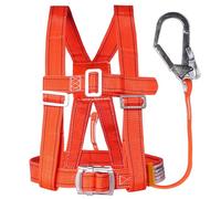 NIDONE Imbracatura di sicurezza Kit protezione anticaduta Imbracatura anticaduta regolabile multiuso da arrampicata per lavori in quota Arrampicata in cantiere