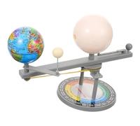 NIDONE Modello orbitale Sole Terra, Modello educativo del Sistema Solare geografico, Giocattoli Luminosi in plastica del Sistema Solare per esperimenti scientifici per Bambini