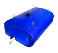 NIDONE Sacca d'Acqua 240L Contenitore per Acqua da Campeggio Pieghevole Borsa Impermeabile Resistente al Sole con Anello di Tiro in Metallo per Antincendio Agricolo