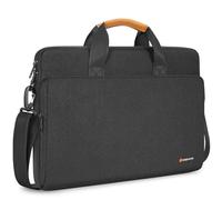 NIDOO Borsa per computer portatile da 17,3 pollici, compatibile con HP Gaming Pavilion 17 / Razer Blade 17 / Lenovo IdeaPad 3i / 17,3" MSI 17 / ASUS ROG Strix G17 / Acer Chromebook 317 / Nero, Nero