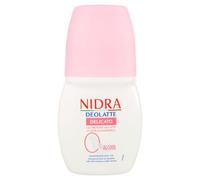 NIDRA | Deodorante roll on delicato, con proteine del latte e latte di mandorle, dermatologicamente testato, Made in Italy, 50 ml