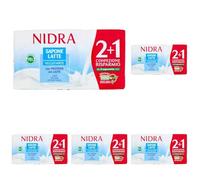 NIDRA | Tripack Sapone Vellutante, con Proteine del Latte, Dermatologicamente Testato, Made in Italy, 3x90gr (Confezione da 5)