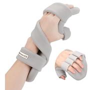 NIdreamCE Stecca per mano a riposo, tutore polso dito per tunnel carpale, tendinite, Supporto notturno per raddrizzamento a 5 dita, mano ictus (L)