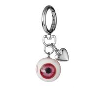 NIEBYI Portachiavi gotico horror bulbo oculare borsa charms accessori Halloween cuore gotico portachiavi portachiavi divertente decorazione cool borsa charms per uomini donne
