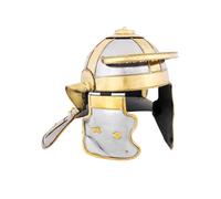 Niedermörmter Italic -H- Casco Romano, Acciaio E Ottone