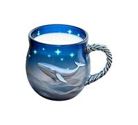 Niedlicher Becher - Glasbecher Mit Delfin Wellenmuster,Kaffeetassen Mit Meeresmotiv, Tierbecher | Geeignet Für Getränke Geburtstage Verlobungen Hochzeiten Männer Frauen Kinder Mädchen