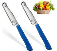 NIEEKRUN 2 coltelli da taglio rapido, 3 in 1, Quick Slicing Knife, Multi-functional Fruit Vegetable Julienne Peeler and Slicer