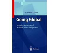 Niehoff, Walter Going Global - Strategien, Methoden Und Techniken Des Book NUOVO
